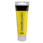 Yellow Acrylic Paint 75ml 